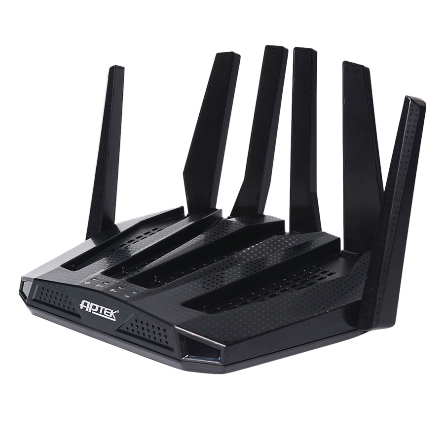 Router Wifi Công Suất Cao Băng Tầng Kép AC1900 APTEK A196GU - Hàng Chính Hãng