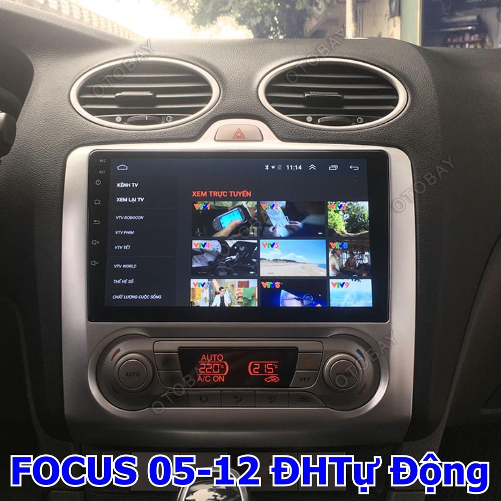 Màn Hình 9 inch Cho Xe FORD FOCUS 2005-2012, Đầu DVD Android Tiếng Việt Kèm Mặt Dưỡng Giắc Zin Xe FOCUS