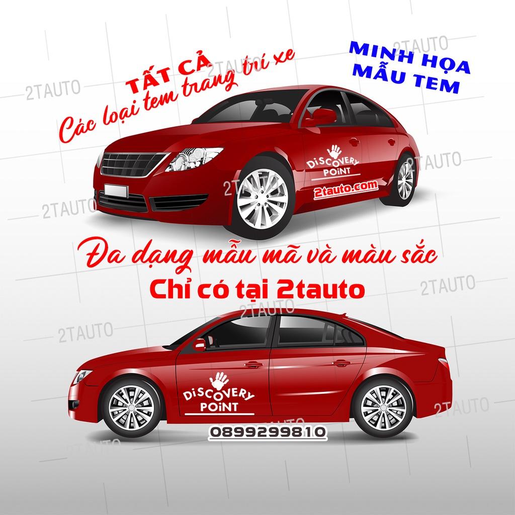 Tem xe chữ DISCOVERY dán ô tô xe máy nhiều kích cỡ, chống thấm nước, logo DISCOVERY trang trí xe hơi - MẪU 5