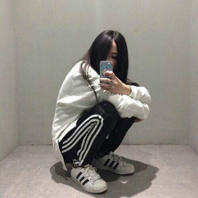 Quần 3 sọc suôn unisex nam nữ vải nỉ cotton cao cấp form đẹp - 3 line striped pants