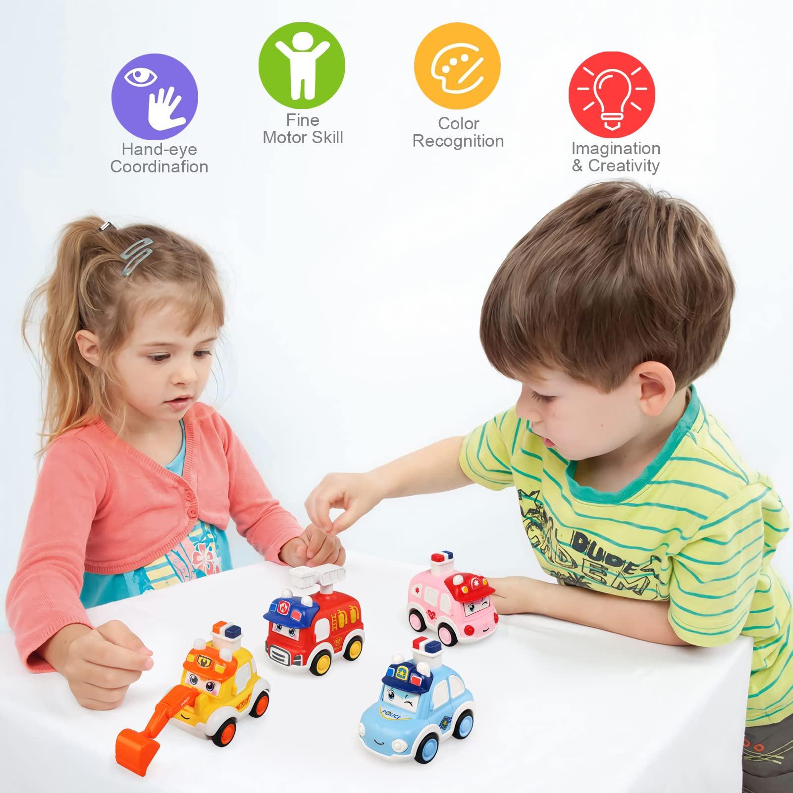 Xe nhỏ, xe nhỏ Mini Mini -toy, xe đồ chơi ma sát, trò chơi giáo dục cho các chàng trai trẻ em 1 2 3 4 5 tuổi