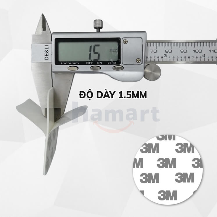 Miếng Keo Xốp 3M Dán Tường 2 Mặt Siêu Dính Dày 1.5mm Dán Cố Định Ảnh Camera Hành Trình Ô Tô Đa Năng