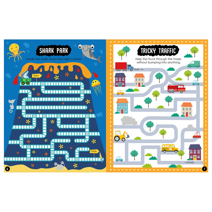 Sách tương tác sticker – Mê cung - Mazes (Sticker activity book)