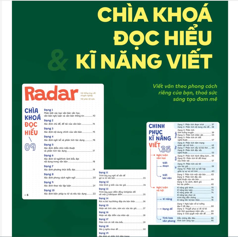 Sách P.H.A.O Ngữ văn Ôn luyện thi tốt nghiệp THPT, ĐGNL