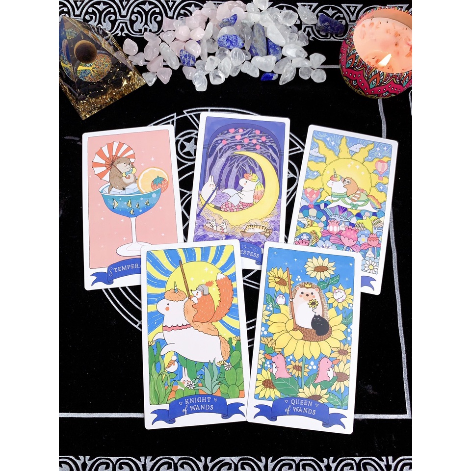 (Size Gốc) Bộ Bài Kawaii Tarot