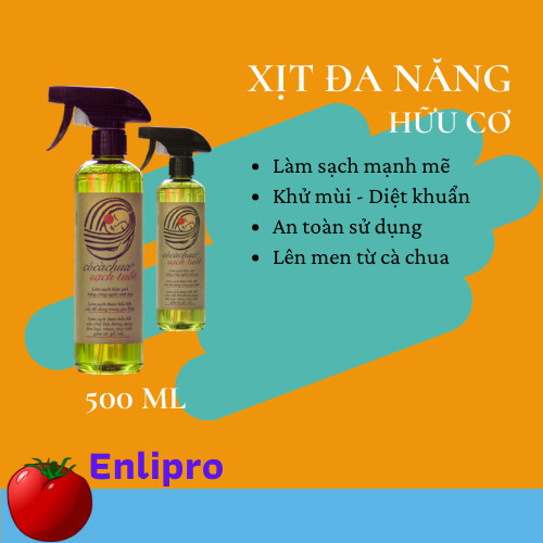 COMBO 3 - HƯƠNG XUÂN - CÔ CÀ CHUA LÀM SẠCH NGÔI NHÀ - VỚI SẢN PHẨM SINH HỌC HỮU CƠ - 3SP X 500ML