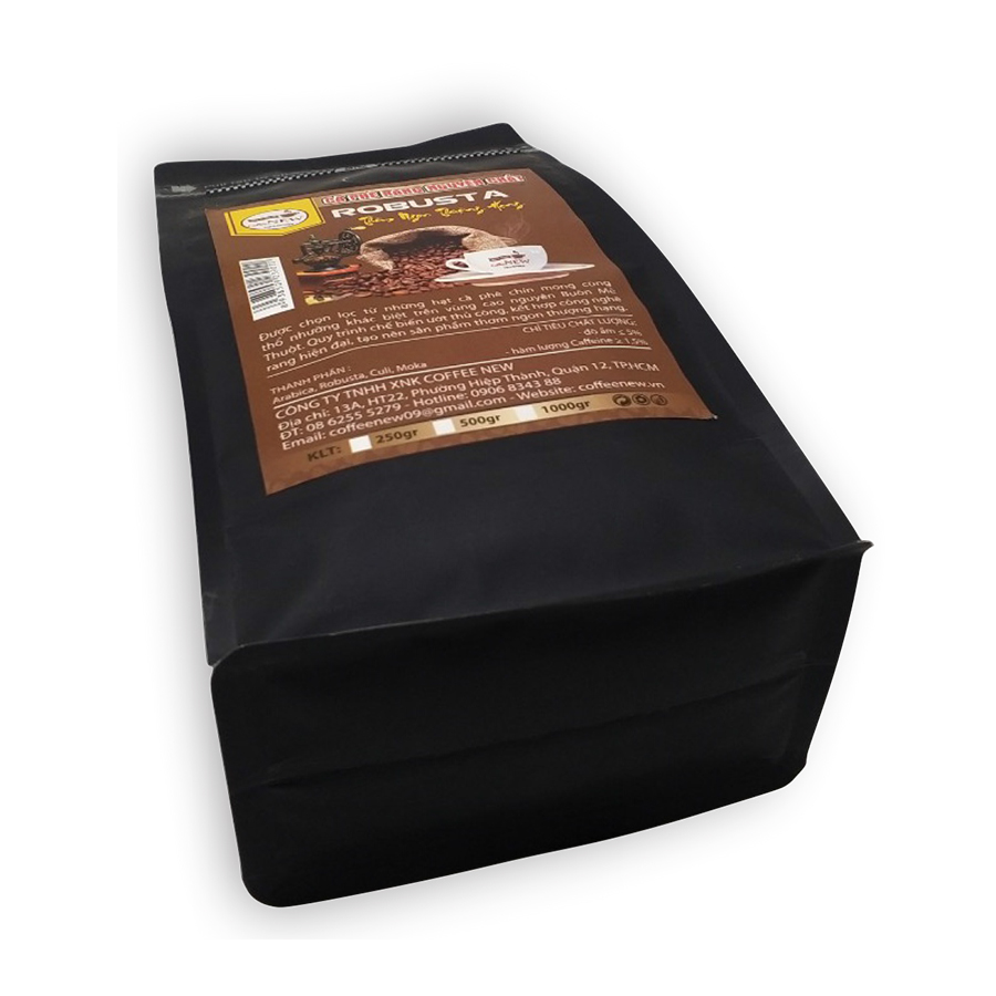 Cà Phê ROBUSTA - Rang Mộc Nguyên Chất - Dạng Xay Pha Phin - Coffee New