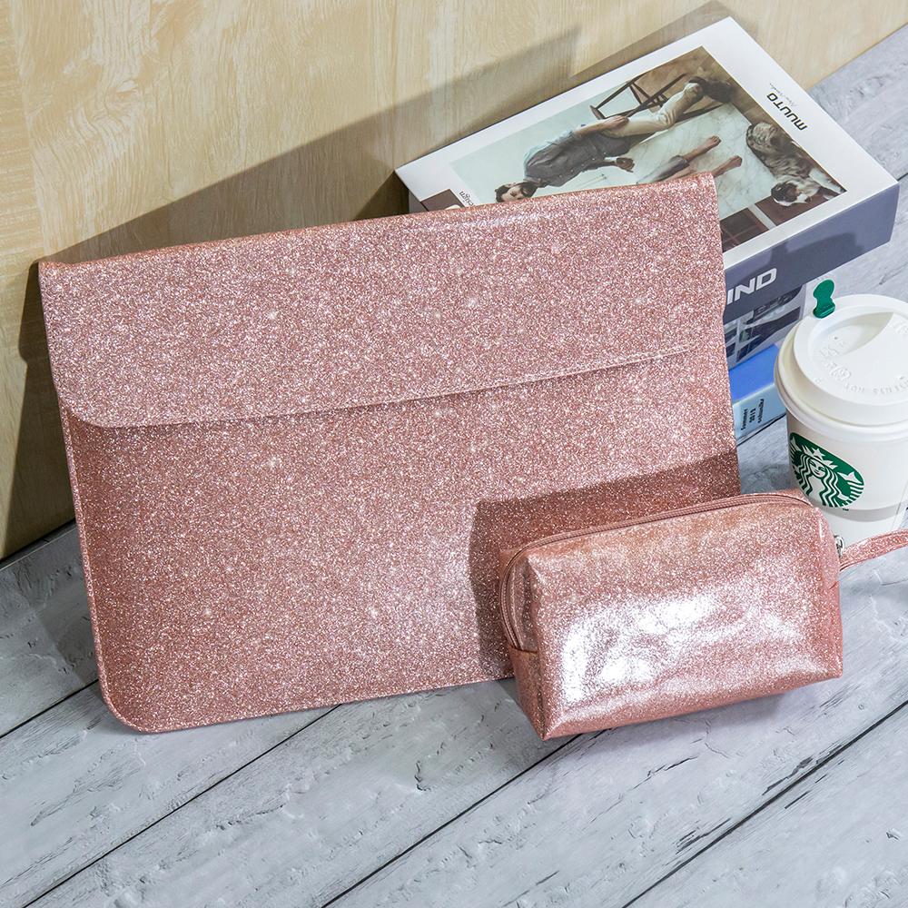 Glisten Laptop Cho Macbook Air 13 Ốp Lưng M1 Pro Retina 13.3 14 16 15 XiaoMi 15.6 Notebook Bao Da Huawei matebook Túi Đựng Laptop