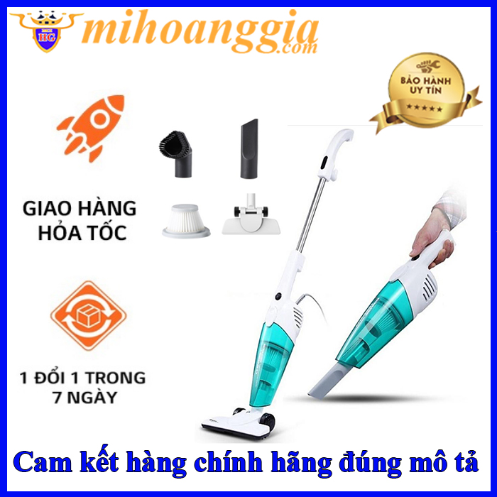 Máy Hút Bụi Cầm Tay Deerma DX118C Công Suất 600W Lực Hút 15Kpa Bản 2023 - Hàng nhập khẩu