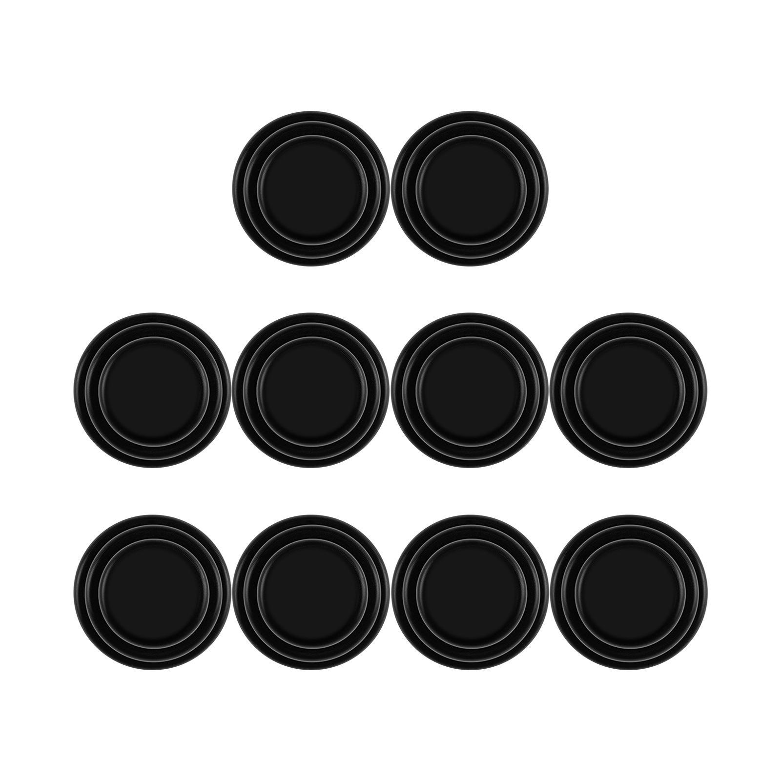 Door Protection Silicone Pad Sound Insulation Black