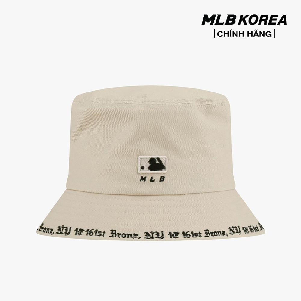 MLB - Nón bucket thời trang Gothic Lettering 3AHTHG01N