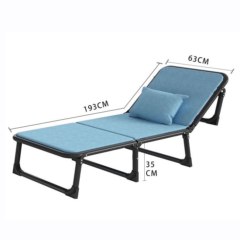 Giường xếp đa năng 63x193cm nằm ngủ trưa tại văn phòng, Giường gấp gọn kèm đệm