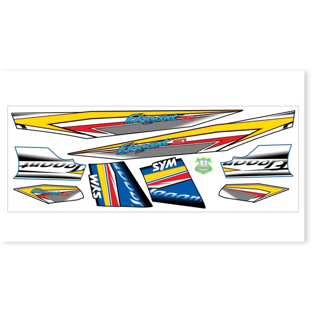 Tem rời elegant 50 2016 xanh đen