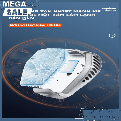Đế Tản Nhiệt Điện Thoại K3 Làm Lạnh Bán Dẫn Có Đèn Led Siêu Đẹp Tốc Độ Quạt 7000 Vòng/ Phút - Giao Màu Ngẫu Nhiên - Giao Hàng Toàn Quốc