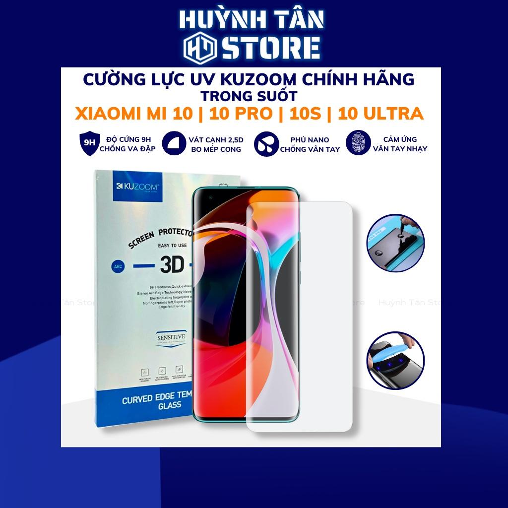 Kính cường lực xiaomi mi 10s 10 ultra 10 pro uv trong suốt chống vân tay KUZOOM huỳnh tân store