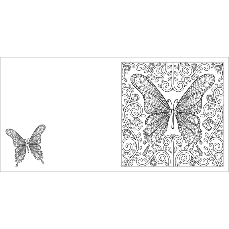 Sách Happy Thoughts - Breathe & Bloom Colouring Book