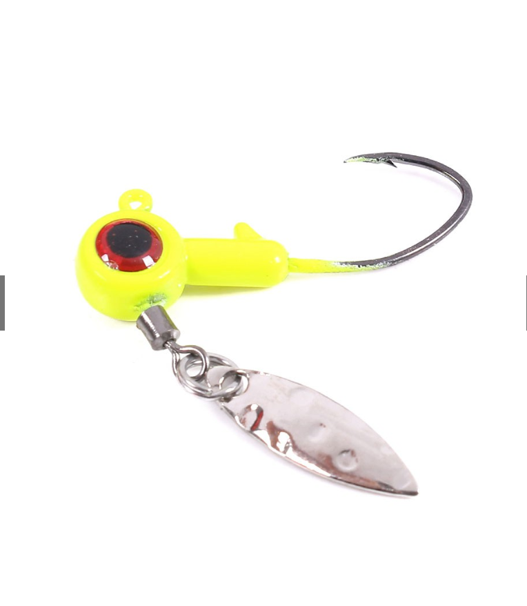 Lưỡi Jig Head có thìa Fishing Hooks With Spoon Fishing Bait Hengjia chất lượng cao 3.5g 1.75gr tùy chọn