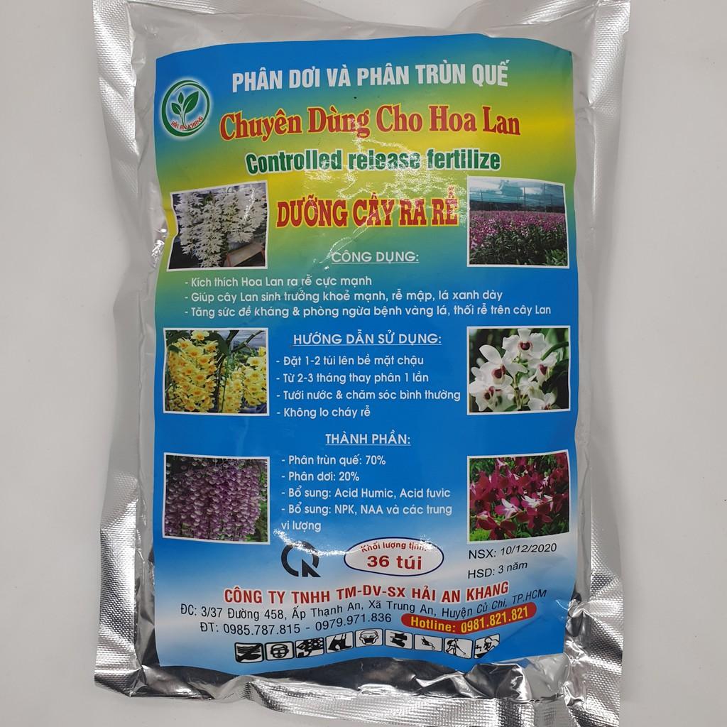 Phân Dơi &amp; Trùn Quế viên nén tròn - Dưỡng Cây Ra Rễ - 36 túi 550gr