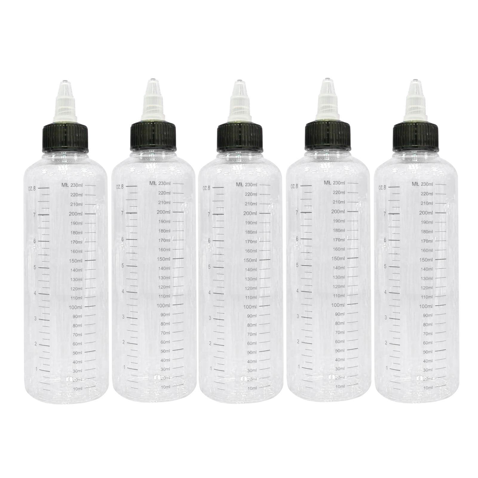 10pcs 120/250ml Tattoo Ink Bottle with Twist Hat + Scale