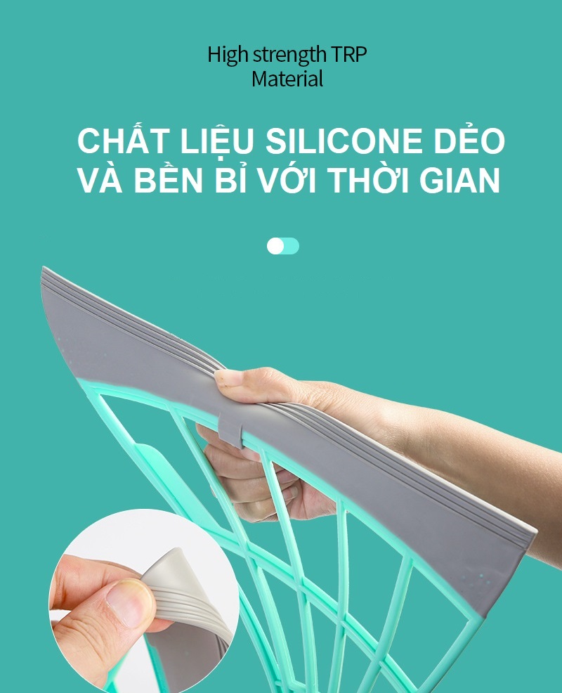 Chổi Silicon Quét Nước Nhà Tắm - Tránh Trơn Trượt Cho Mọi Gia Đình -