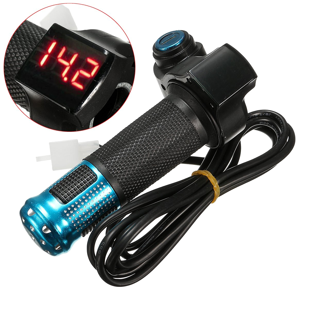 Tay Lái Điện Xe Trượt Scooter Có LED Đồng Hồ Kỹ Thuật Số