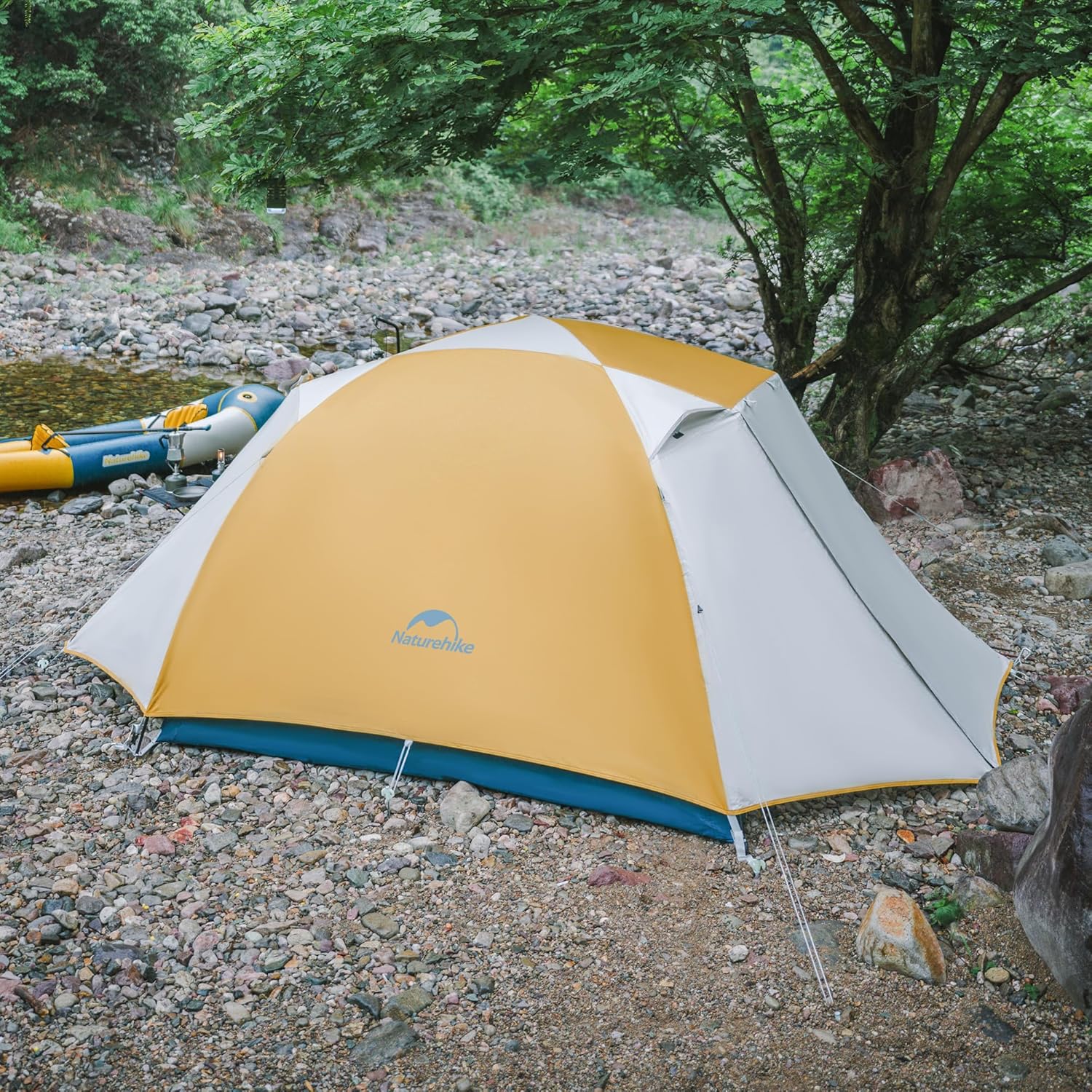 Lều cắm trại siêu nhẹ 2 lớp Cloud River Pro 2-3 người NatureHike CNK2300ZP024
