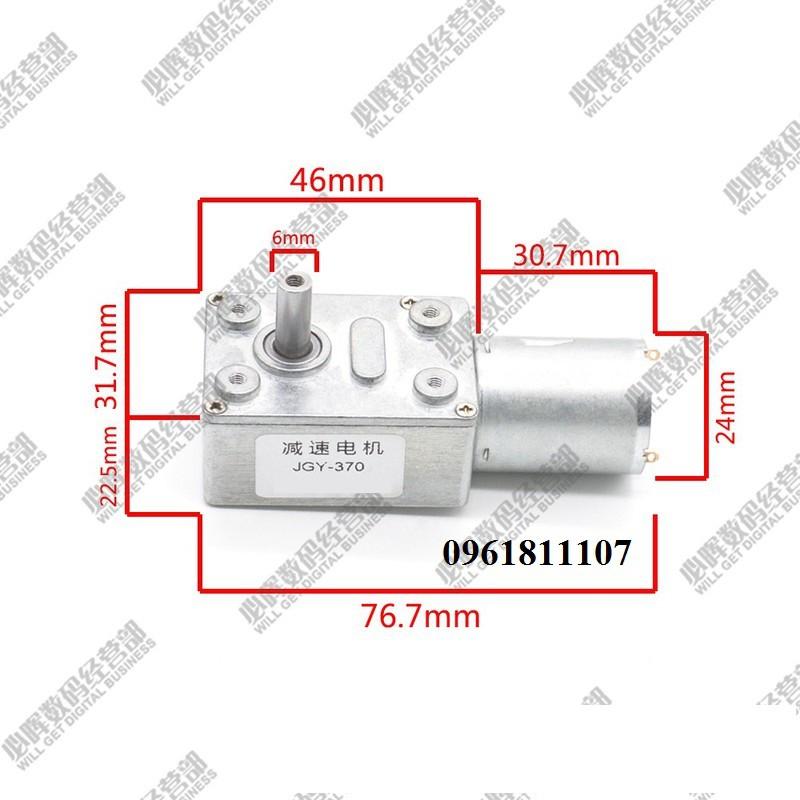 Motor giam tốc 12v 370 chế đồ