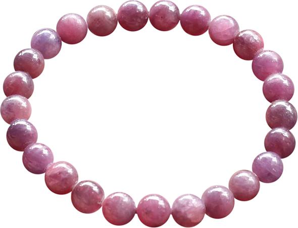 Vòng Ruby (Hồng Ngọc) Nam Phi 7mm Ngọc Quý Gemstones VT127