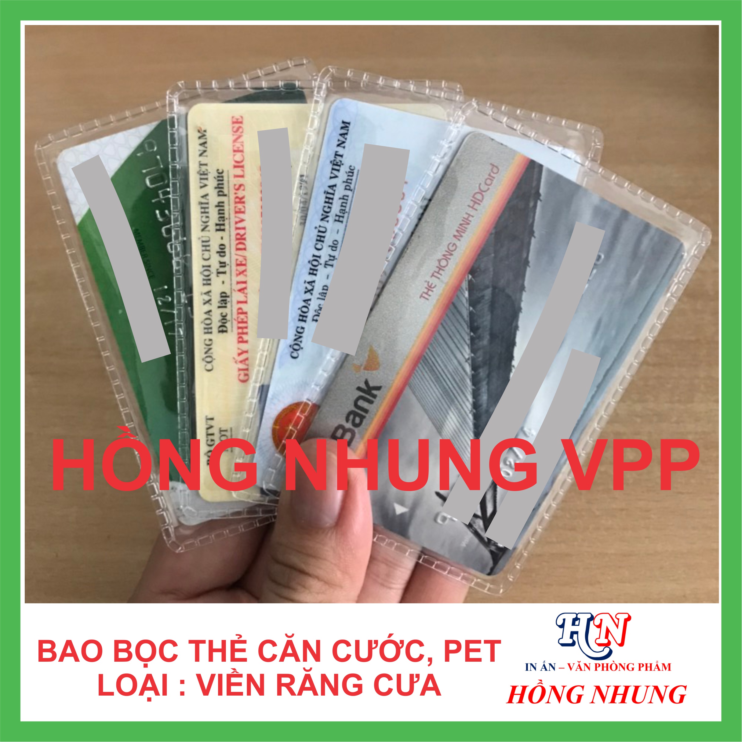 [SÉT] COMBO 5 CÁI BAO BỌC THẺ CĂN CƯỚC, BẰNG LÁI XE, THẺ ATM, CÁC LOẠI THẺ PET - CÓ NẮP ĐẬY, LOẠI TRONG SUỐT