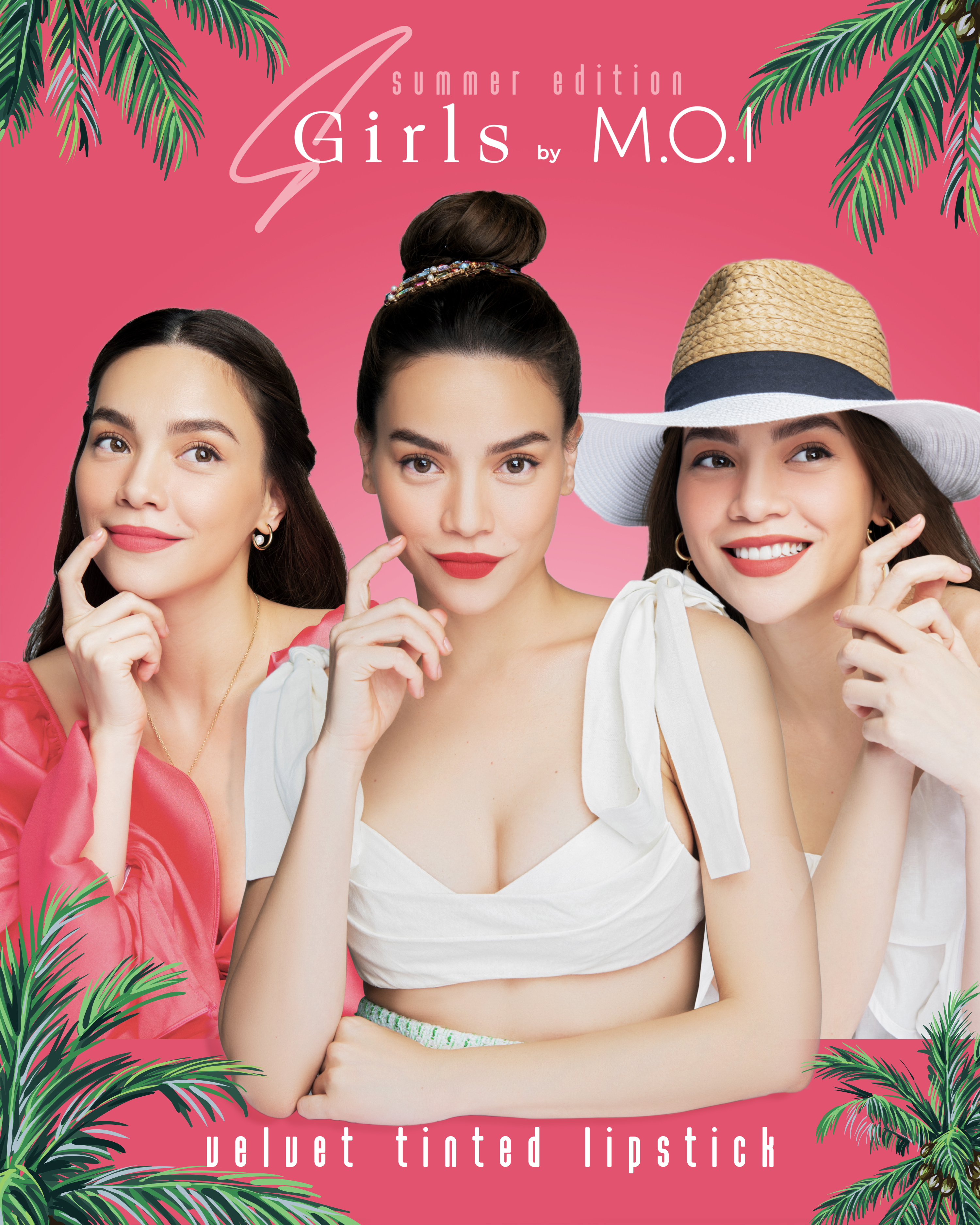 SET 2 SON NHUNG LÌ SGIRLS SUMMER EDITION M.O.I