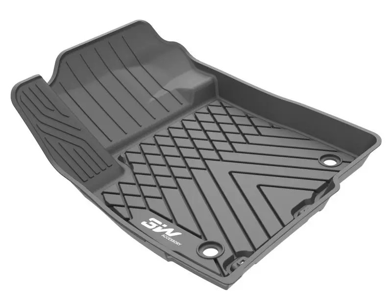 Thảm lót sàn xe ô tô Mitsubishi Outlander Sport 2012-đến nay nhãn hiệu Macsim 3W - chất liệu nhựa TPE đúc khuôn cao cấp - màu đen