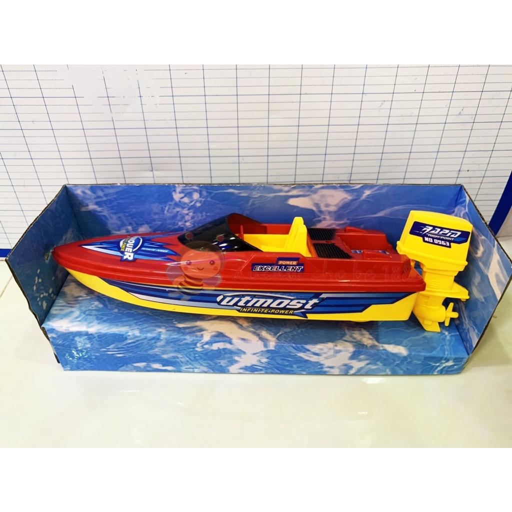 Hộp đồ chơi tàu thuyền cano chạy pin dưới nước bằng nhựa