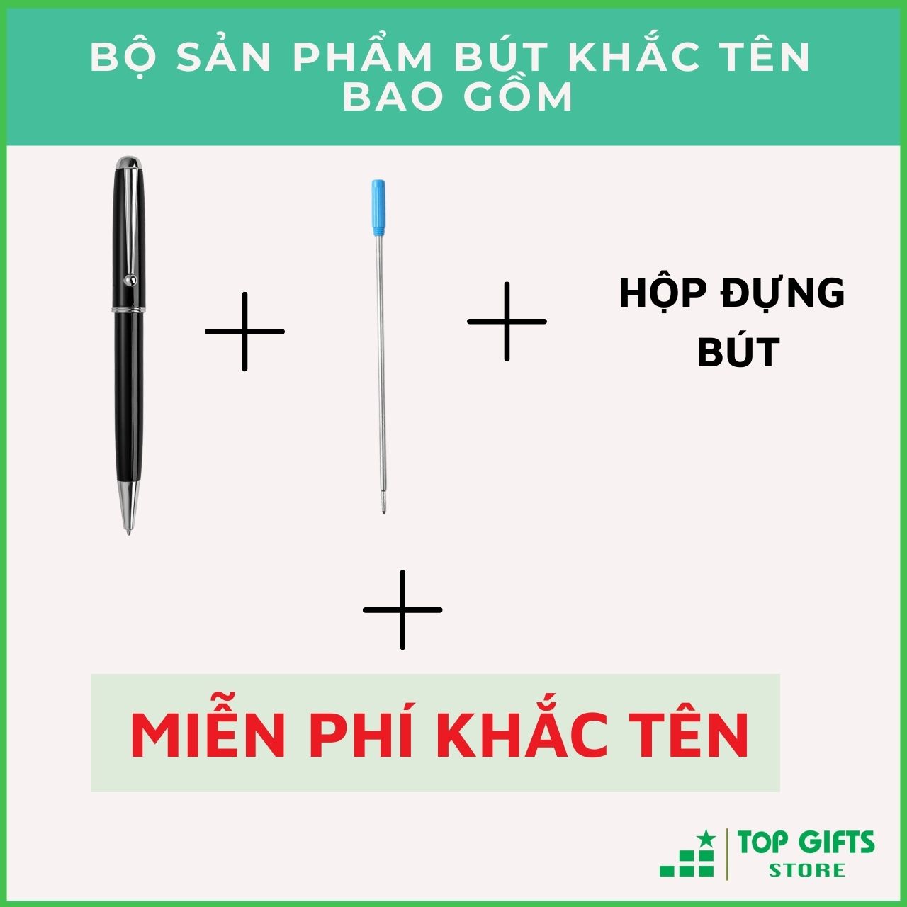 Bút Ký Khắc Tên Bút Kim Loại Cài Bi PX012 - Miễn Phí Khắc Tên