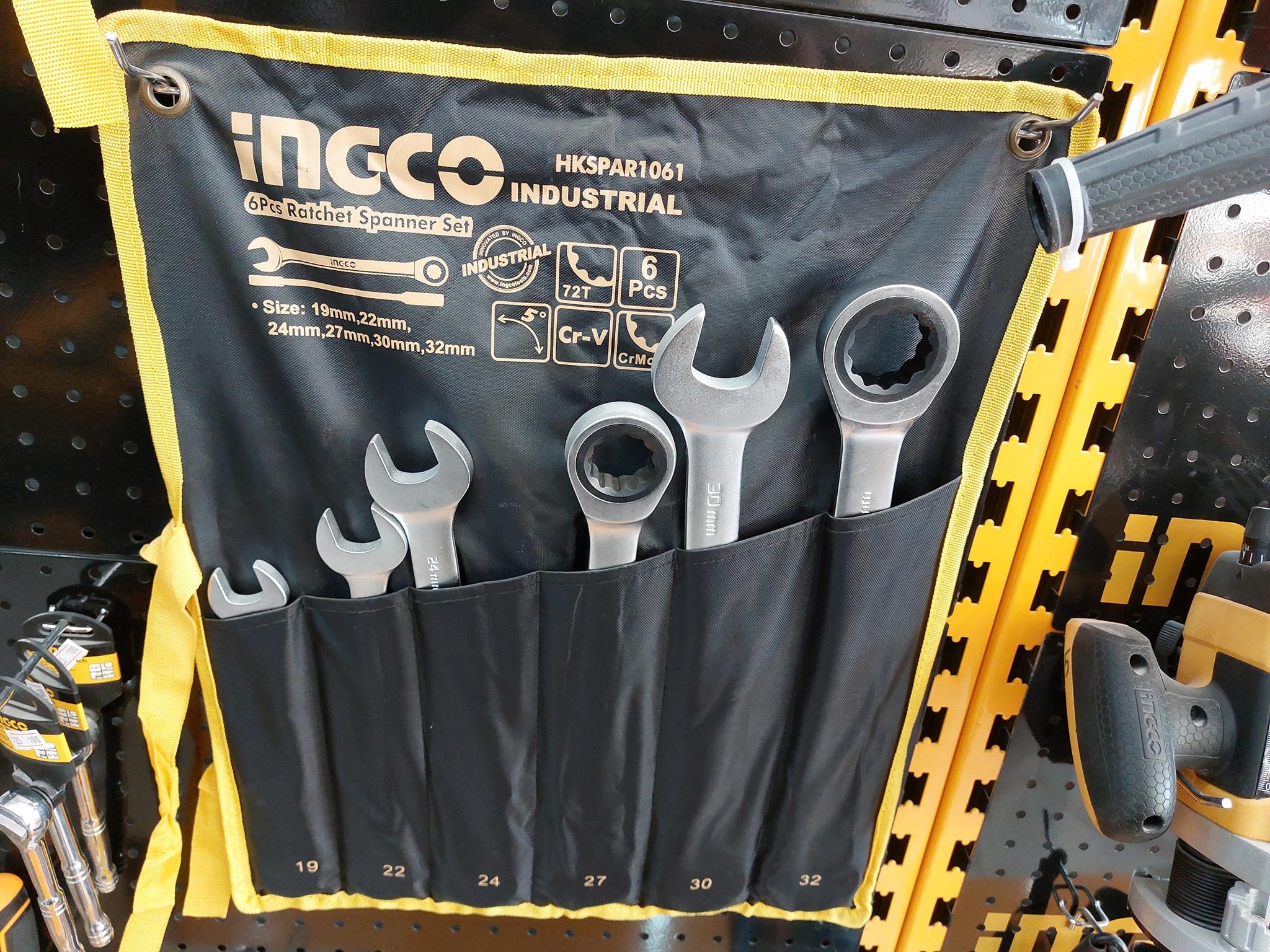 BỘ 6 CỜ LÊ MIỆNG VÒNG HAI CHIỀU INGCO HKSPAR1061 - HÀNG CHÍNH HÃNG