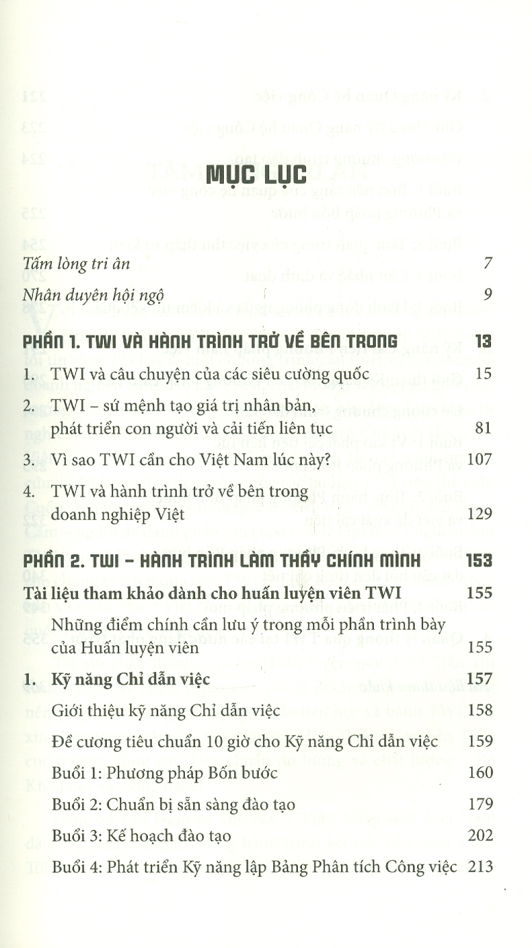 TWI - Bí Quyết Ẩn Sau Thành Công Của Các Siêu Cường Quốc