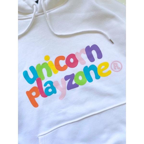 UPZ Áo Khoác Hoodie In Unicorn Play Zone Chữ Bảy Màu (7 Màu)