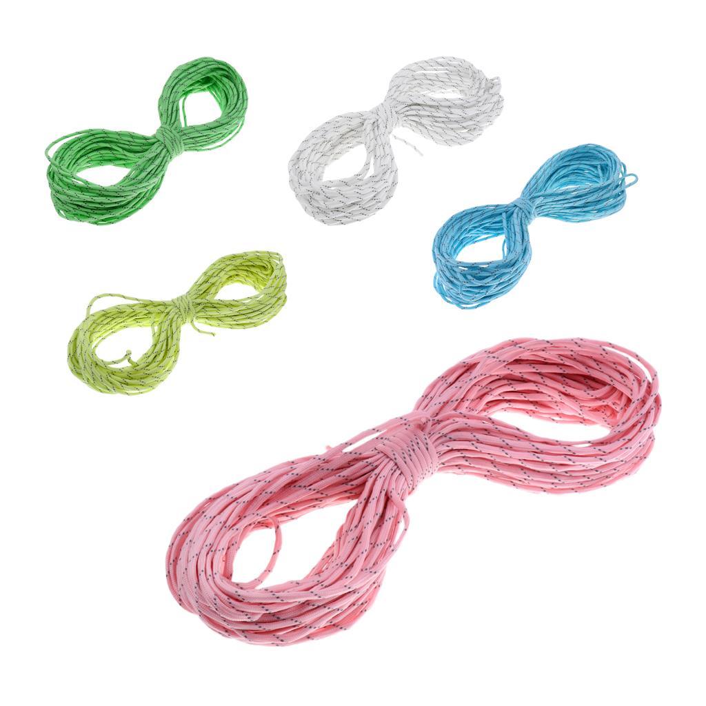 100FT 9 Core Strand Luminous Paracord Parachute Cord Reflective Rope - Choice of Color