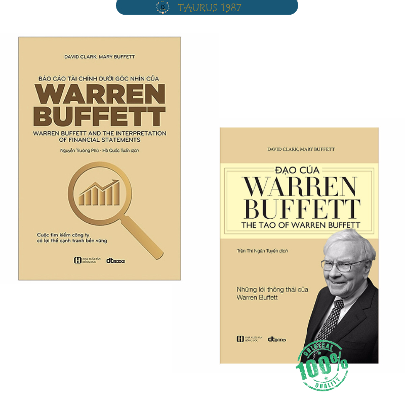 Combo Kiến Thức Đầu Tư Warren Buffett (Đạo + BCTC dưới góc nhìn của Warren Buffett)