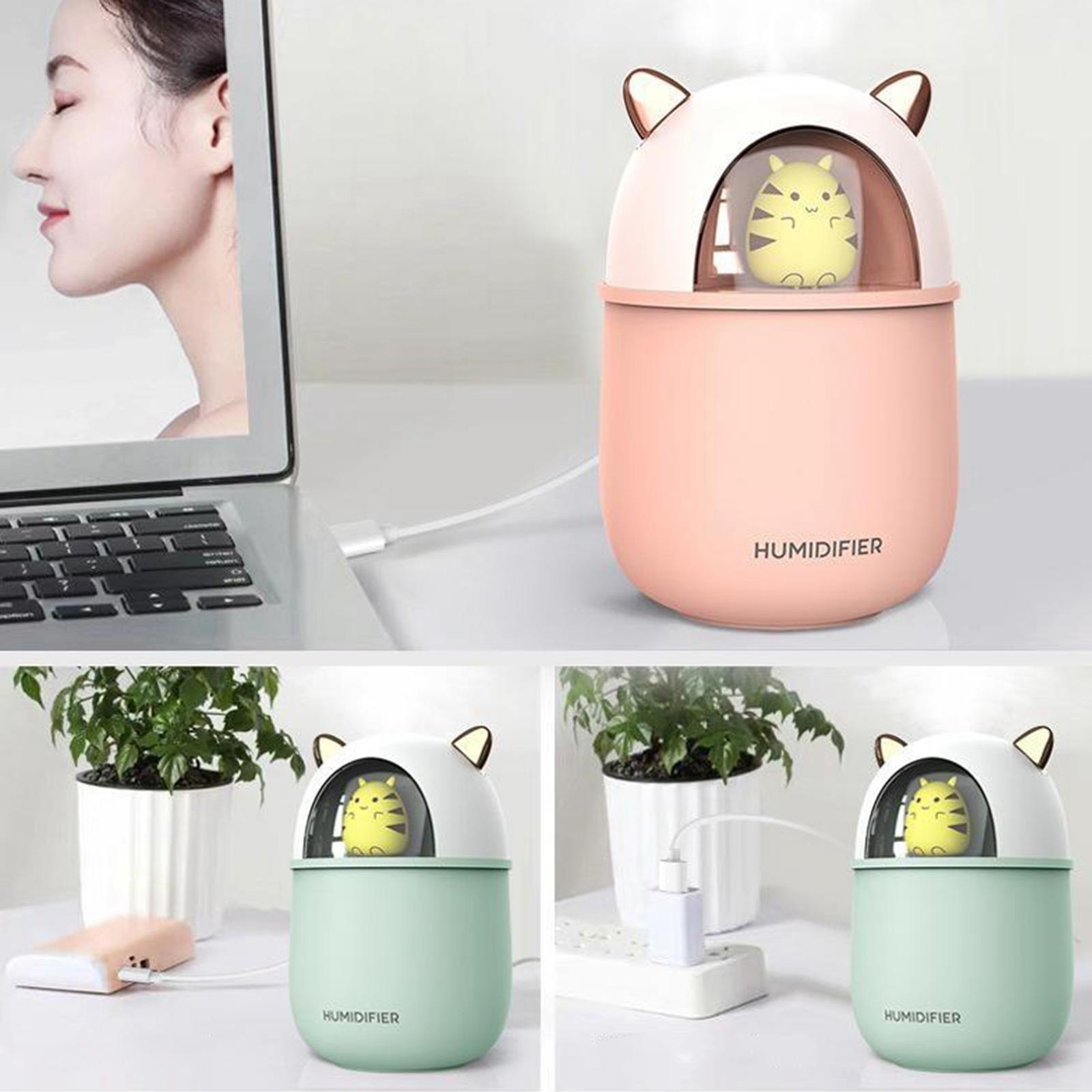 Cool Mist Humidifier Essential Oil Diffuser with 7-Color Lights 300ML for Bedroom Baby Humidifier