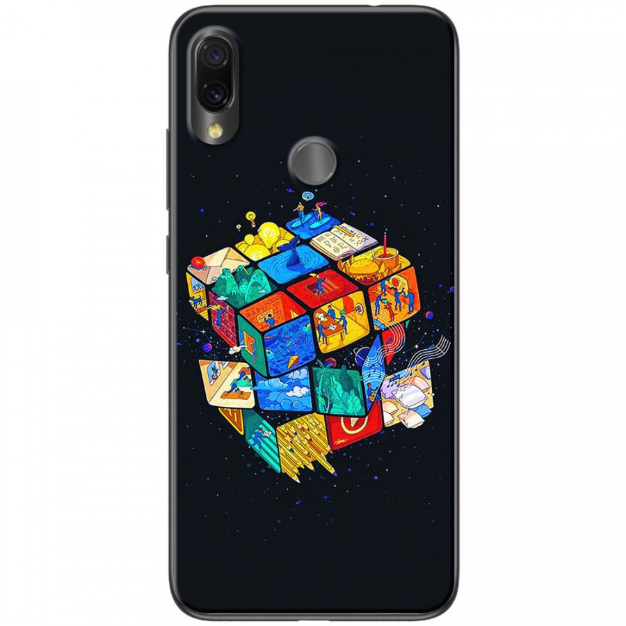 Ốp lưng dành cho Xiaomi Redmi Note 7 mẫu Rubik