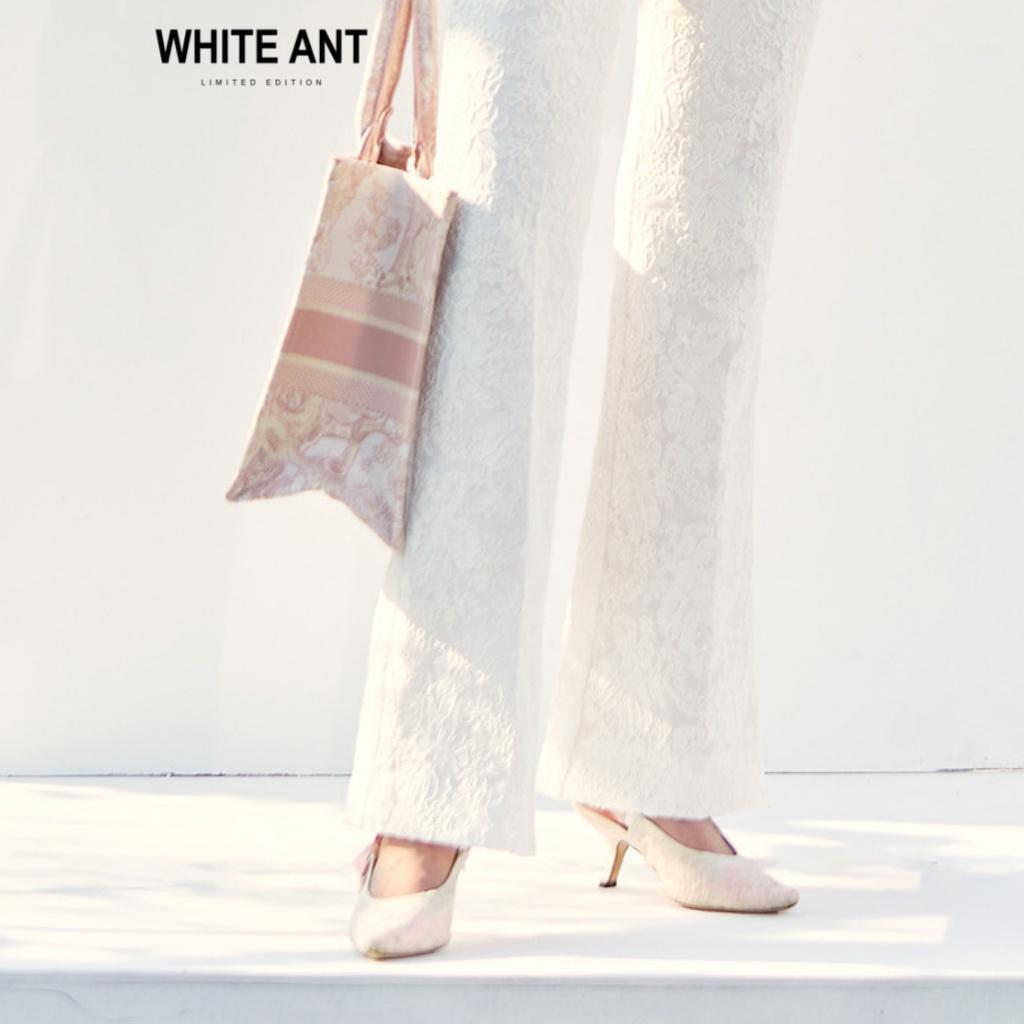 Quần Ống Vẩy Nữ WHITE ANT KEELY FLARE TROUSERS Thiết Kế Tôn Dáng, Chất Liệu Vải Ren Chỉ Cotton Cao Cấp 160200077