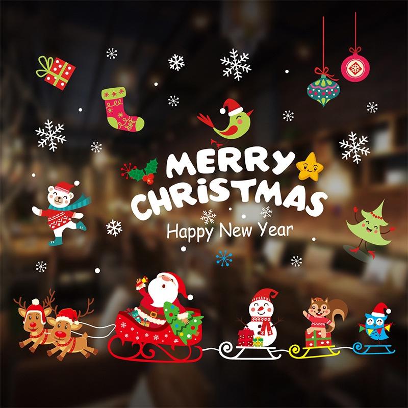 Cuộn 2 decal trang trí Noel giáng sinh