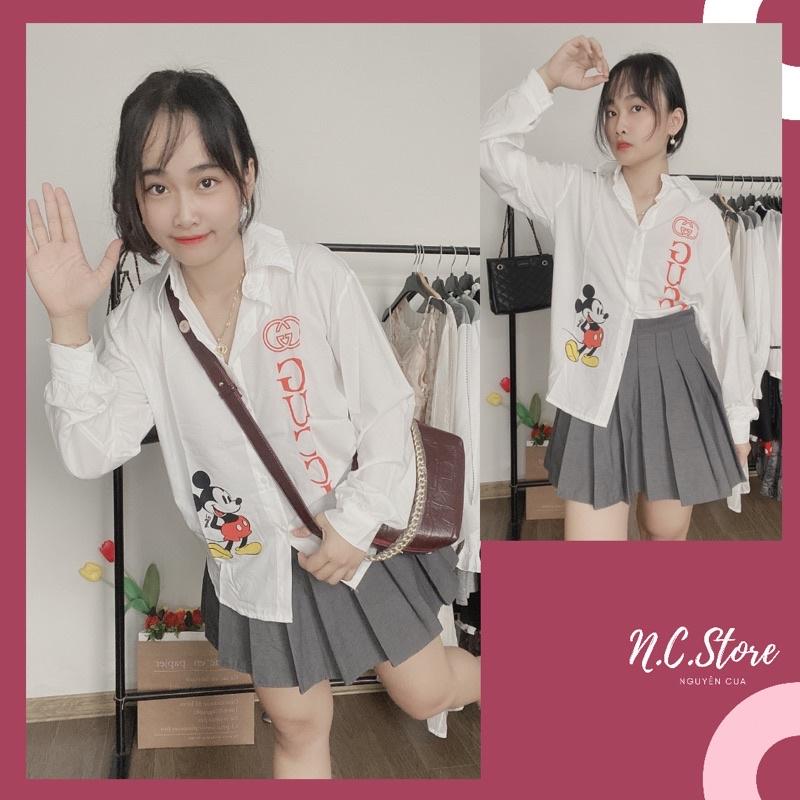 Áo Sơ Mi Trắng Siêu Xinh