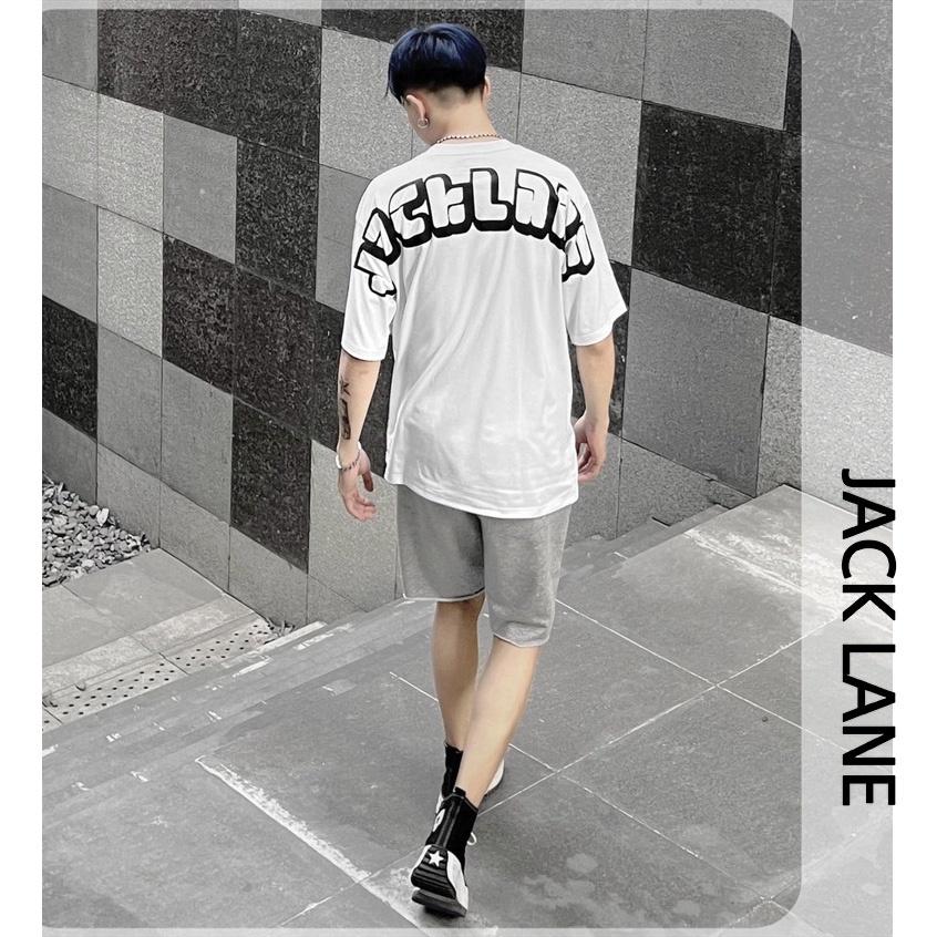 Áo Phông Oversize JackLane Signature, Áo Thun Cổ Tròn Unisex JACKLANE