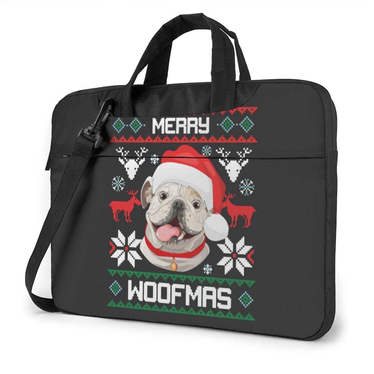Bulldog Laptop Túi Kinh Doanh Có Tay Cầm Túi Máy Tính Bảo Vệ Dễ Thương Laptop Túi