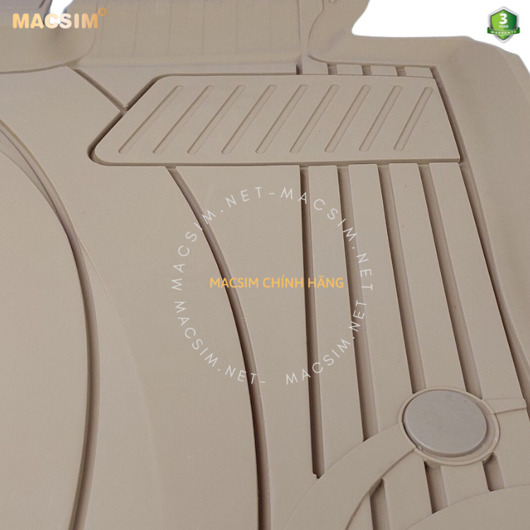 Hình ảnh Thảm lót sàn ô tô nhựa TPE Silicon BMW 3 series 2019+ Beige Nhãn hiệu Macsim