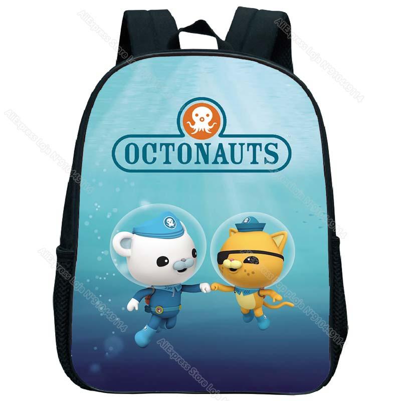 Octonauts Tập Đi Mẫu Giáo Ba Lô Trẻ Em Hình Hoạt Hình Ba Lô Trẻ Em Anime Có Túi Bé Bắt Đầu Học Quà Tặng Dành Tất