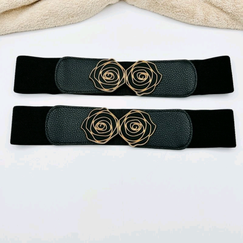 Dây nịt thun Kim Nhung Bản 8cm Chất thun co giãn phối nhung