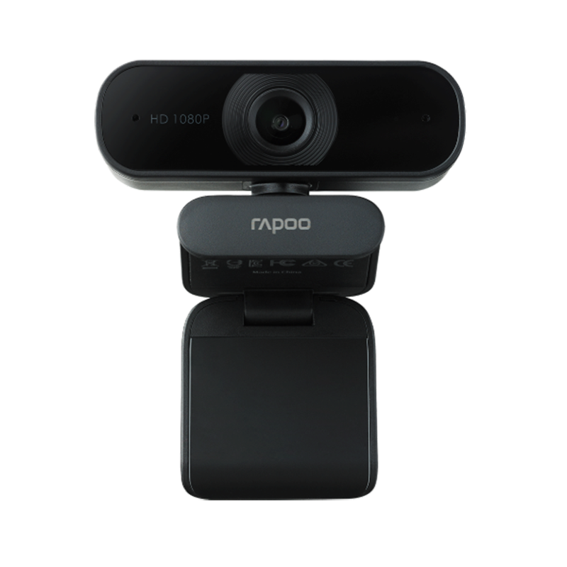 Webcam HD 1080P, góc 95° siêu rộng, tự động lấy nét, tích hợp micro - Rapoo C260 - Hàng chính hãng