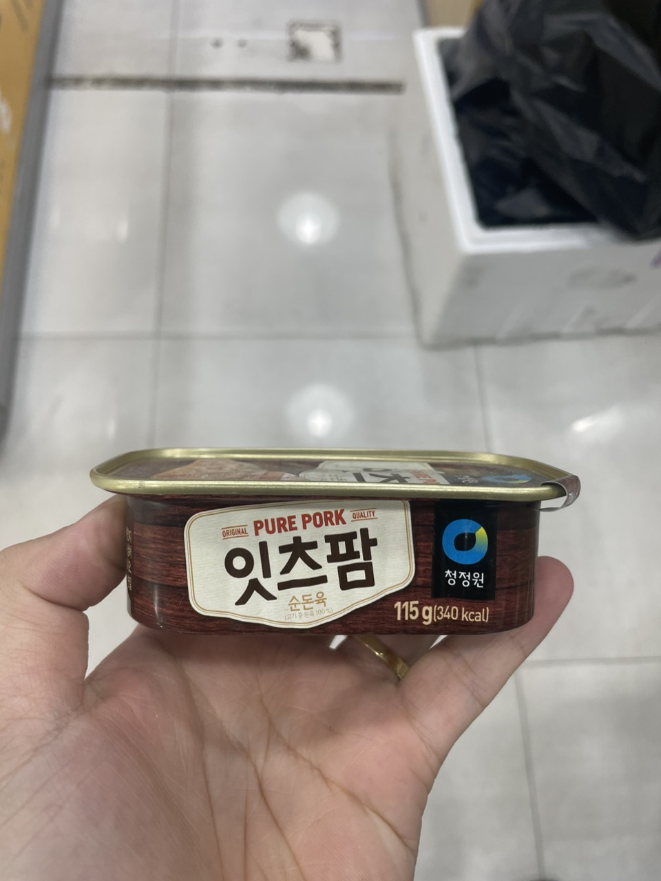 Thịt Hộp Nguyên Chất Pure Pork Daesang Hàn Quốc Hộp 115G / 대상) 잇츠팜 115G